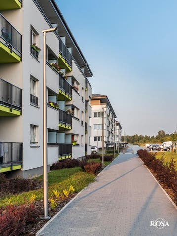 4 meter lantaarnpaal / lichtmast met voetplaat geanodiseerd, Verzenden
