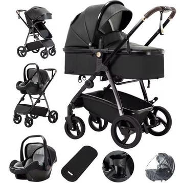 3-in-1 Baby Kinderwagen Reissysteem met Reiswieg, Verzenden, Nieuw