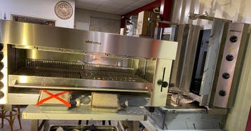 Pita Grill NIEUWE model | Salamander | pita | kapsalon Oven, Ophalen of Verzenden, Nieuw in verpakking, Fornuis, Frituur en Grillen