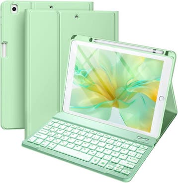 iPad 10.2 Keyboard Case - 7 Kleuren - 56% Korting, 10 inch, Gebruikt, Bescherming voor- en achterkant, Ophalen of Verzenden