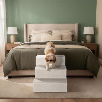 Huisdiertrap Paw Path met pluche bekleding 37 x 45 x 34,5 cm, Verzenden, Nieuw