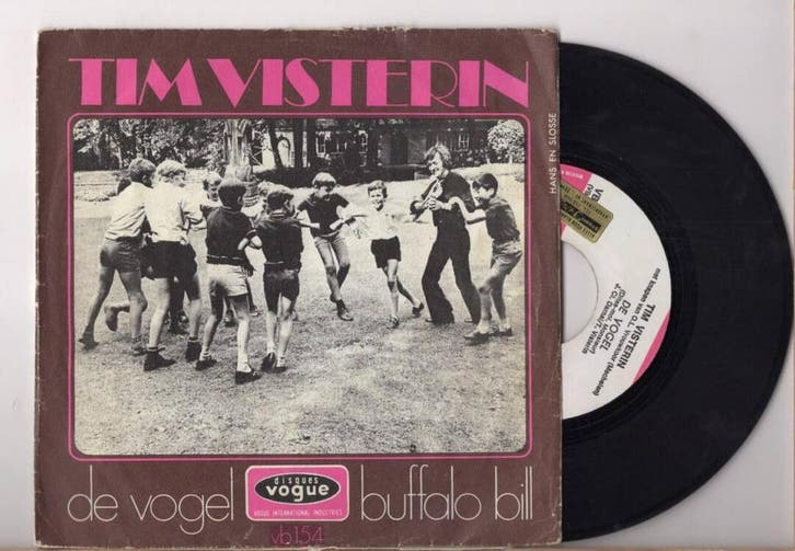 Tim Visterin – De Vogel / Buffalo Bill (1-7-Vinyl-Single), Cd's en Dvd's, Vinyl Singles, Ophalen of Verzenden