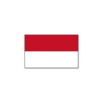 Gevelvlag/vlaggenmast vlag Indonesie 90 x 150 cm - Indones.., Ophalen of Verzenden, Nieuw