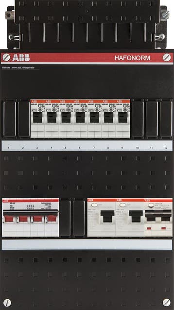 ABB Hafonorm PV-Groepenkast | HS 40A - 7 groepen - 2 x ALS, Ophalen of Verzenden, Nieuw, Groepenkast