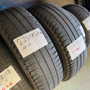 2 x Michelin 225-75-16 C Zomerbanden 4,5mm, 16 inch, Ophalen of Verzenden, Band(en), Bestelwagen