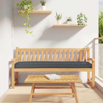 vidaXL Palet Kussen Antraciet 200 x 40 x 8 cm Oxford Stof, Verzenden, Nieuw