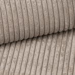 Slaapbank Ribstof Karlo Beige | U-bank | €649,-, Verzenden, Blauw, Overige maten, Overige maten