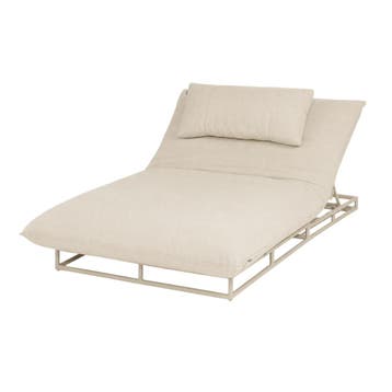 Hartman Emma Ligbed Sand-Sand - Ligbedd 196x130x40cm (LxBxH), Nieuw