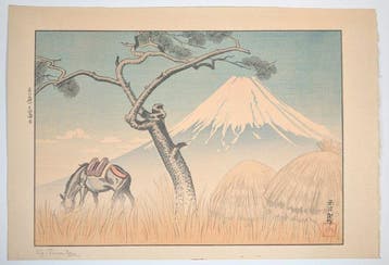 Tsuruta Gor — Yoshiwara no Fuji (Mount Fuji gezien vanaf