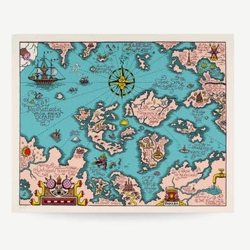 Daniel (Dadara) Rozenberg (1969) - Fools Ark Map + Burning