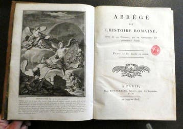 labbé Millot; gravures P. F. Tardieu - Abrégé de lHistoire