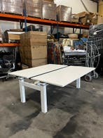 Steelcase Ology Duo Zit Sta Bureau (Gebruikte Bladen), Verzenden, In hoogte verstelbaar, Zo goed als nieuw