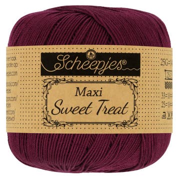 Scheepjes Maxi Sweet Treat - 750 Bordeau, Ophalen of Verzenden, Nieuw, Breien of Haken, Wol of Garen
