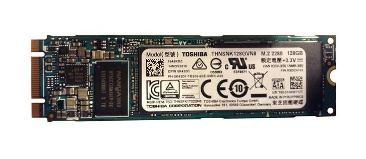 Toshiba SG5 128GB M.2 2280 SATA III – THNSNK128GVN8, Computers en Software, Harde schijven, Nieuw, Ophalen of Verzenden