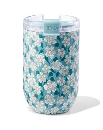 HEMA Koffiebeker 350ml bloemen, Huis en Inrichting, Keuken | Servies, Verzenden, Nieuw