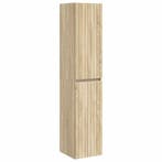 vidaXL Wand Gemonteerde Badkamerkast Sonoma Eiken 33 x 34,5, Verzenden, Nieuw