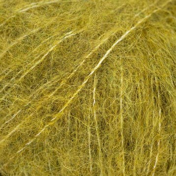 DROPS Brushed Alpaca Silk Uni Colour - 45 olijfolie - Wol, Ophalen of Verzenden, Nieuw