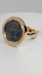 Giorgio Visconti - Ring met amulet - 18 karaat Geel goud -, Sieraden, Tassen en Uiterlijk