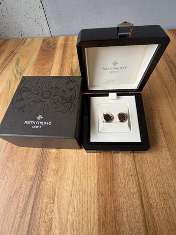 Chopard - Manchetknopen - 18 karaat Roségoud Onyx