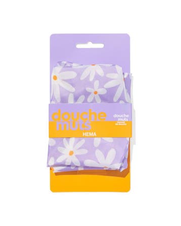 HEMA Douchemuts bloemen lila, Kleding | Heren, Verzenden, Nieuw