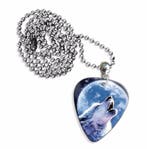 Plectrum ketting of sleutelhanger van een wolf, Ophalen of Verzenden, Nieuw