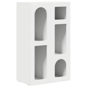 vidaXL Dressoir ELST Wit 59 x 35 x 100,5 cm Bewerkt hout, Verzenden, Nieuw, Overige houtsoorten, Minder dan 50 cm