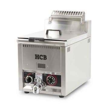 HCB Friteuse - 21 liter - propaan - RVS, Verzenden, Nieuw in verpakking, Fornuis, Frituur en Grillen