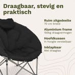 2dekans | TRVLMORE Campingstoel XL - Opvouwbaar - 150KG, Ophalen of Verzenden, Zo goed als nieuw