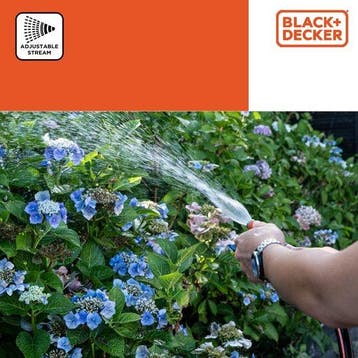 2dekans | BLACK+DECKER Aanpasbare Sproeikop - Spuitpistool, Ophalen of Verzenden, Zo goed als nieuw, BLACK+DECKER