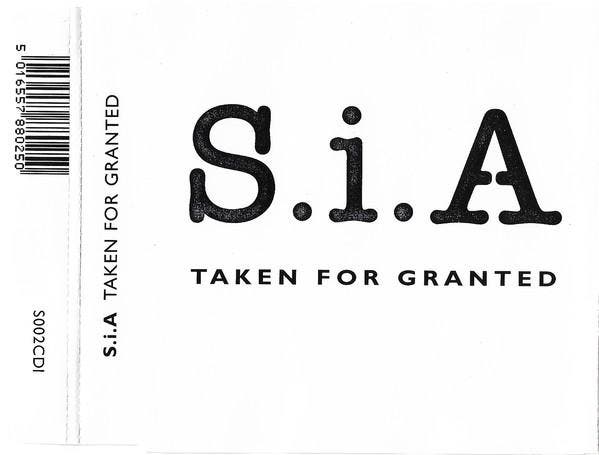 cd single - S.i.A - Taken For Granted, Cd's en Dvd's, Cd Singles, Zo goed als nieuw, Dance, Verzenden