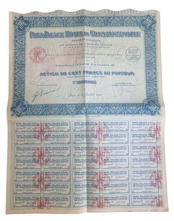 Themacollectie - 1890s-1900s Ottomaanse Turkije Pera Palace, Antiek en Kunst