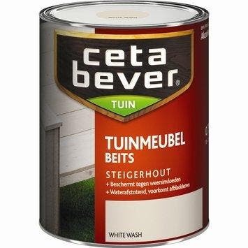 - CetaBever Tuinmeubelbeits whitewash 750ml, Ophalen of Verzenden, Nieuw, Wit