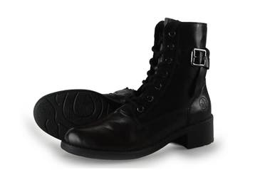 Rieker Veterboots in maat 39 Rood, Verzenden, Overige typen, Zo goed als nieuw, Rood
