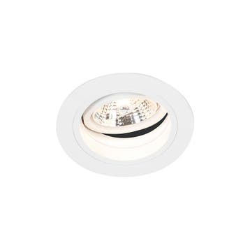 Ronde inbouwspot wit verstelbaar - Chuck 70, Verzenden, Nieuw
