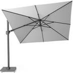 Challenger T2 zweefparasol 300x300 cm lichtgrijs met, Ophalen of Verzenden, Nieuw