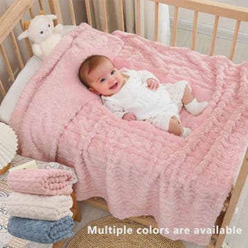 Zachte Coral Fleece Deken voor Baby's en Kinderen - Ultra-Za, Verzenden, Nieuw