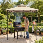 Barbecuepaviljoen Maracaibo, weerbestendig, windscherm, 2 op, Verzenden, Nieuw