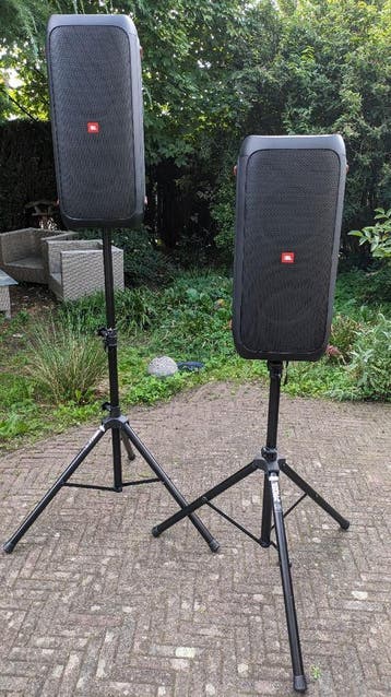 Partyboxen HUREN Twente; Draadloze Speakers op Statief Huur!, Ophalen of Verzenden, Zo goed als nieuw