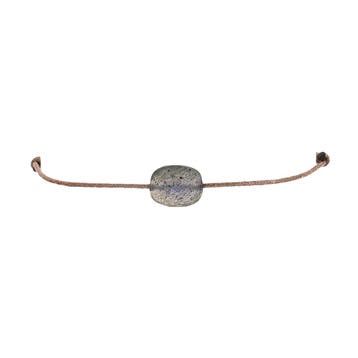 Morganne Bello armband leer/925, Verzenden, Zo goed als nieuw, Met edelsteen