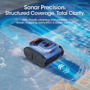 Seauto SAT20pro Robot Zwembadstofzuiger - 150 Min, 2000m², 4, Tuin en Terras, Verzenden, Nieuw