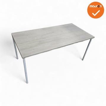 Vergadertafel - 4-poots - 200x80cm - met wit onderstel -..., Vergader- of Presentatieruimte, Ophalen of Verzenden, Gebruikt, Tafel