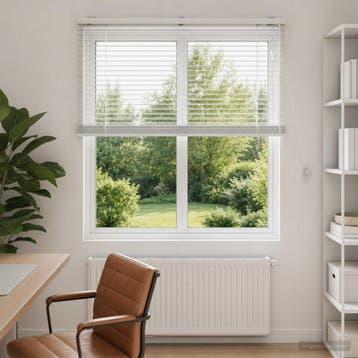 vidaXL Venetiaanse jaloezie Wit 100 x 130 cm 35 mm, Verzenden, Nieuw, Wit