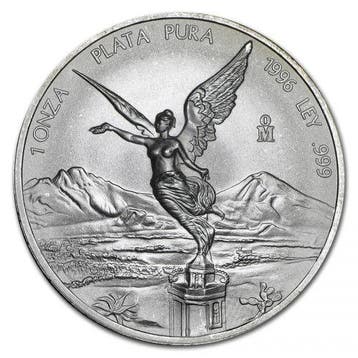 Mexican Libertad 1 oz 1996, Verzenden, Zuid-Amerika, Losse munt, Zilver