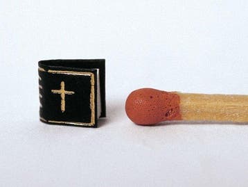 Miniatur Buch; Vater Unser Das kleinste Buch der Welt in 7