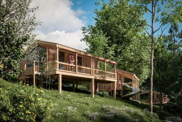 Saksen-Anhalt: UplandParcs Harz nr 4P Boomhuis te koop, Huizen en Kamers