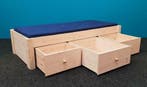 HOUTEN BED 3 laden 70x170 t/m 100x220cm GRATIS AFLEVEREN, Nieuw