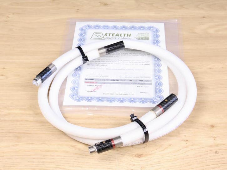 Stealth Audio Indra Rev.08 highend audio interconnects XLR 1, Audio, Tv en Foto, Audiokabels en Televisiekabels, Overige kabels