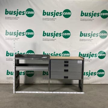 Aluca aluminium bedrijfswageninrichting gebruikt (nr 2205), Ophalen of Verzenden