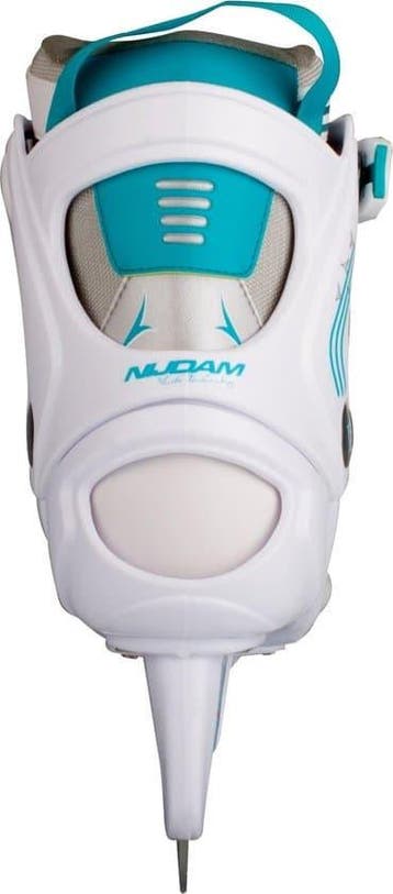 Nijdam IJshockeyschaats - Semi-Softboot - Wit/Grijs/Blauw -, Ophalen of Verzenden, Zo goed als nieuw, Nijdam