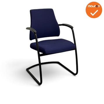 Vergaderstoel - BMA AXIA - Visit - Paars (Vergaderstoelen), Vergader- of Presentatieruimte, Ophalen of Verzenden, Gebruikt, Stoel